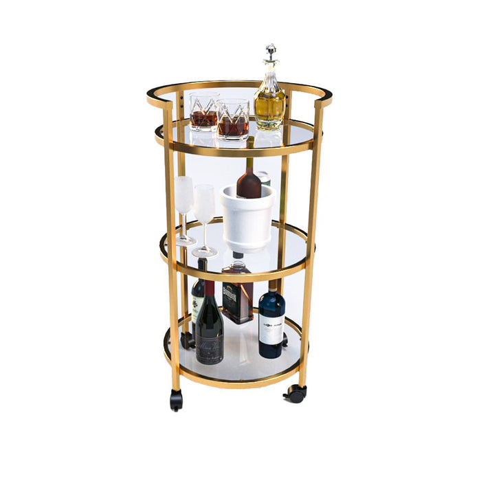 Circular-serving-trolley