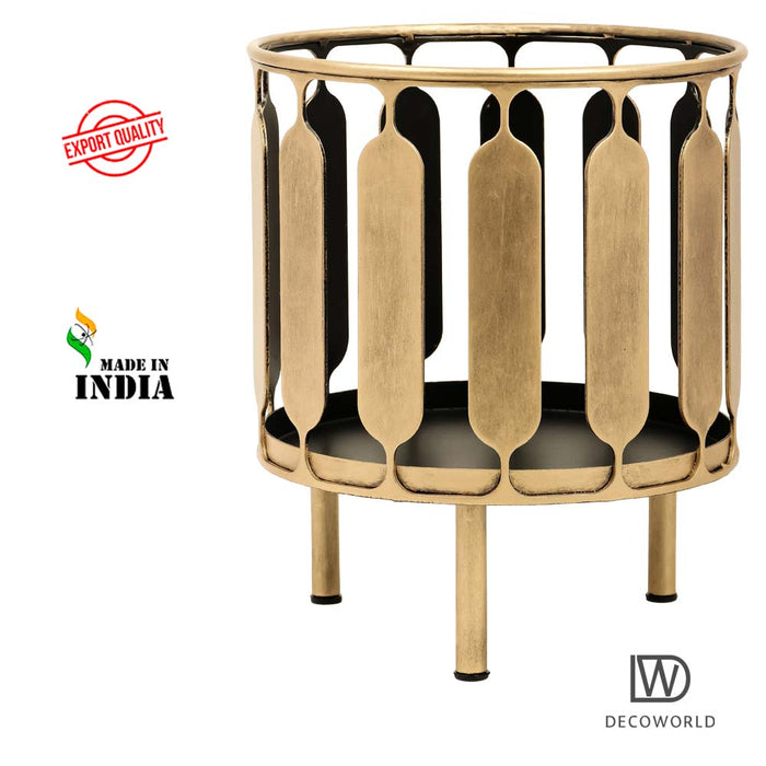 Laser-Cut-Brass-Planter-Stand