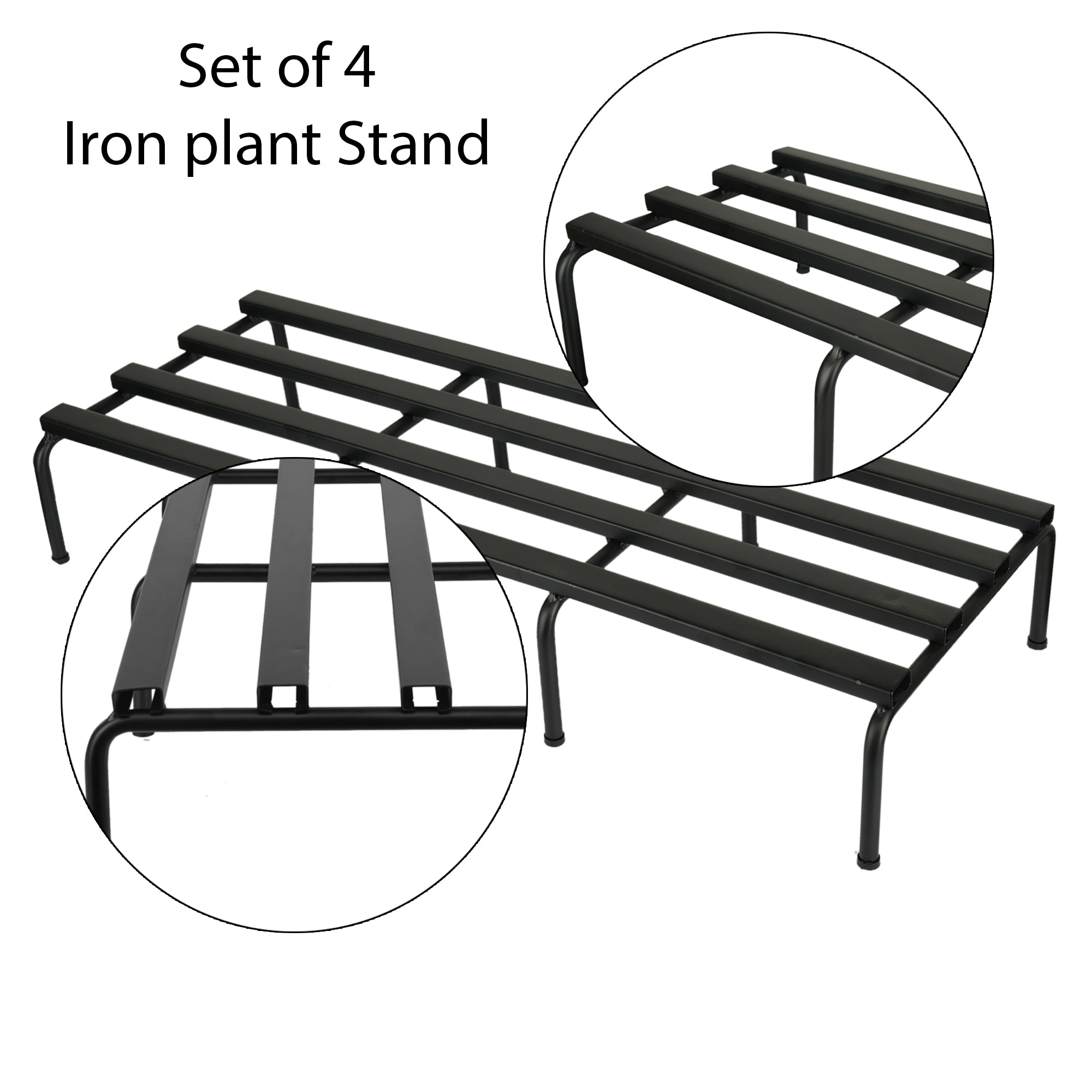 Metal Plant Stand (Set of 4)