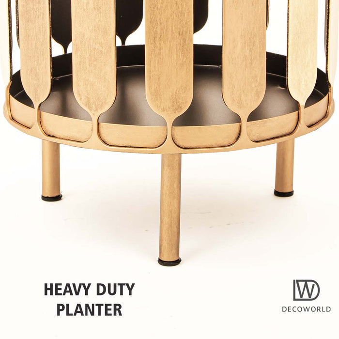 Laser-Cut-Brass-Planter-Stand