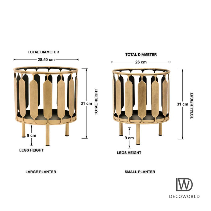 Laser-Cut-Brass-Planter-Stand