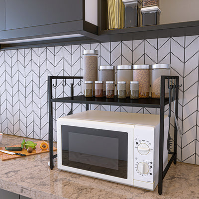 Buy Microwave Trolley Stand With Storage For Kitchen And Office