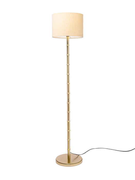 Bamboo Floor Lamp - Gold