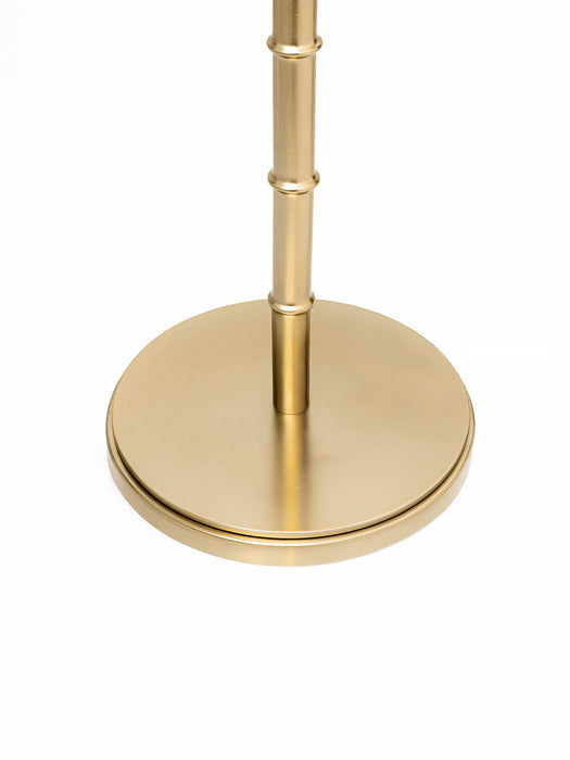 Bamboo Floor Lamp - Gold