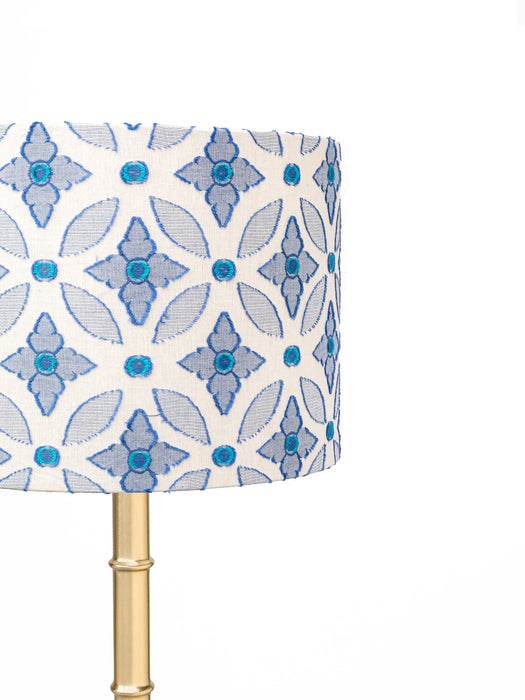 Bamboo Floor Lamp - Gold