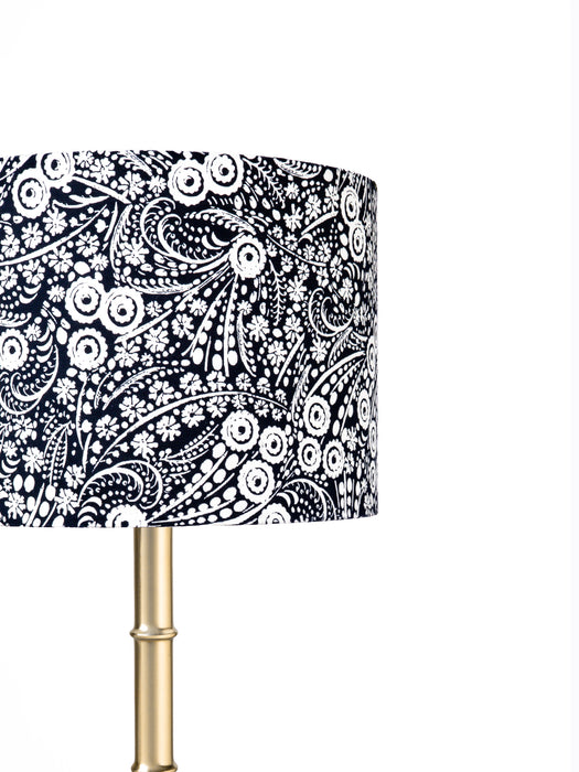 Bamboo Floor Lamp - Gold