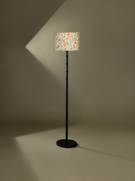 Bamboo Floor Lamp - Black