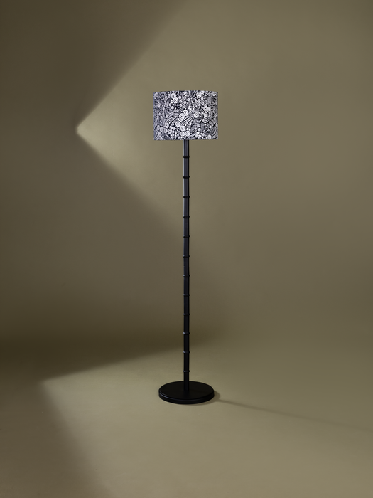 Bamboo Floor Lamp - Black