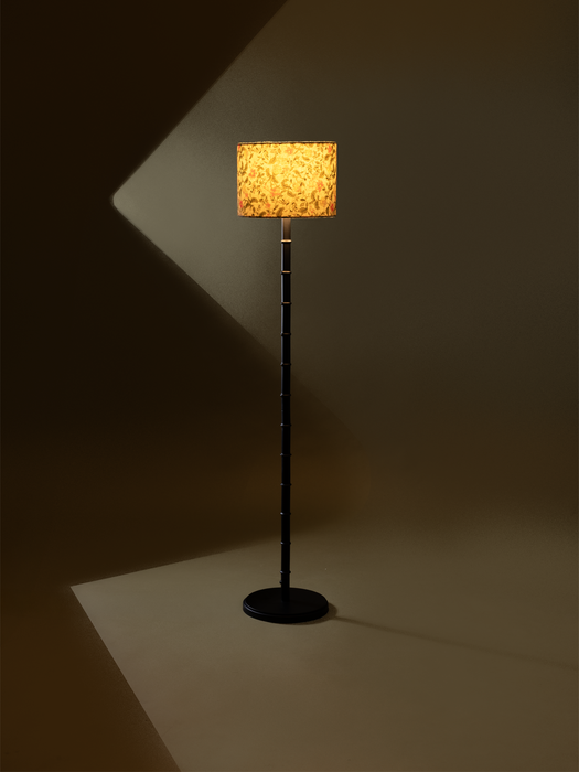 Bamboo Floor Lamp - Black
