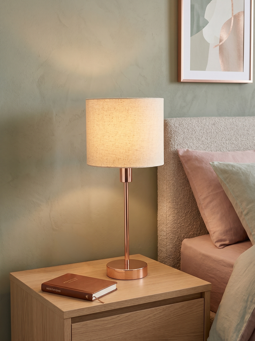 Linea Table Lamp - Rose Gold