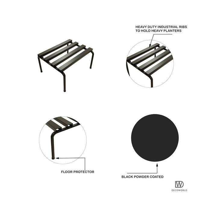 Square Plant Stand (Set of 6)