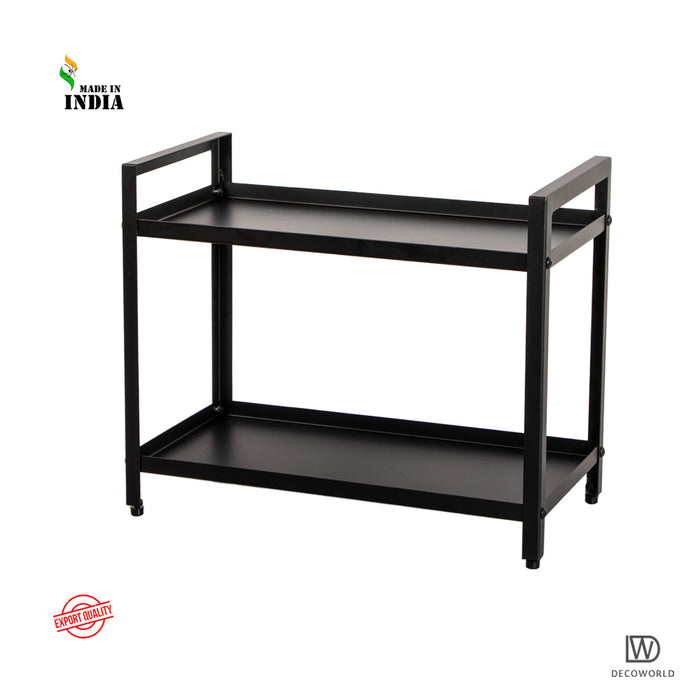 2 Tier Multipurpose Countertop Organizer Stand (Black)