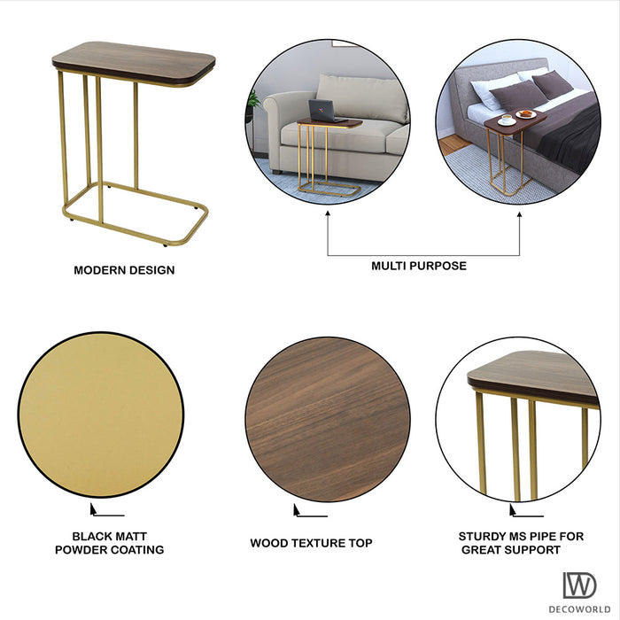 Golden-side-table