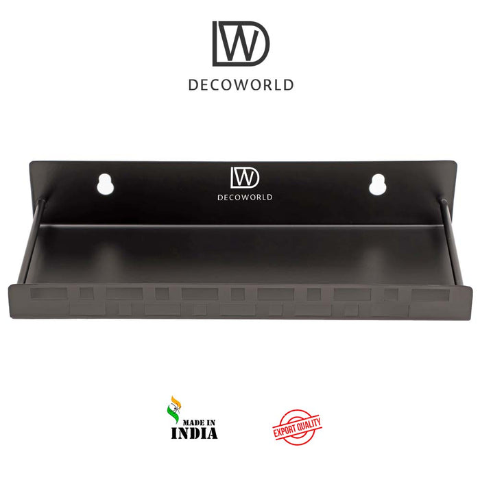 Bathroom Shelf Rectangular - Black