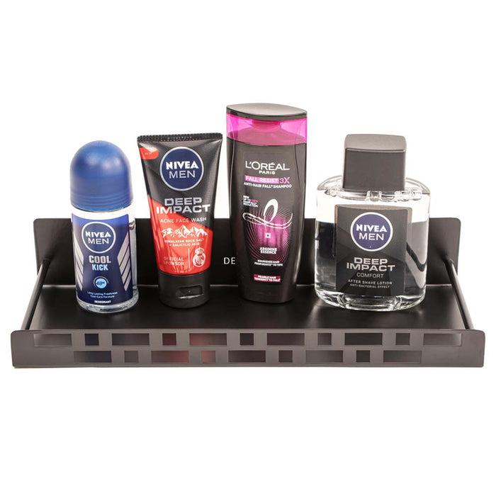 Bathroom Shelf Rectangular - Black