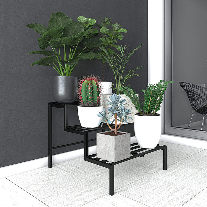 3 Tier Plant Stand || Black