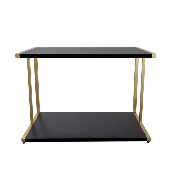 Printer-Stand-in-Gold-&-Black color