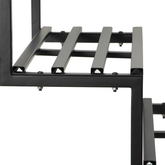 3 Tier Plant Stand || Black