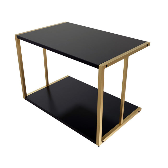 Printer-Stand-in-Gold-&-Black color