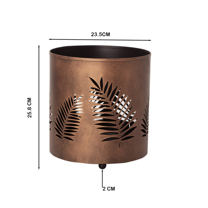 Small-Laser-Cut-Planter-with-Leaf-Design