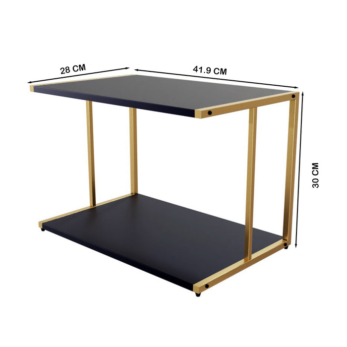 Printer-Stand-in-Gold-&-Black color