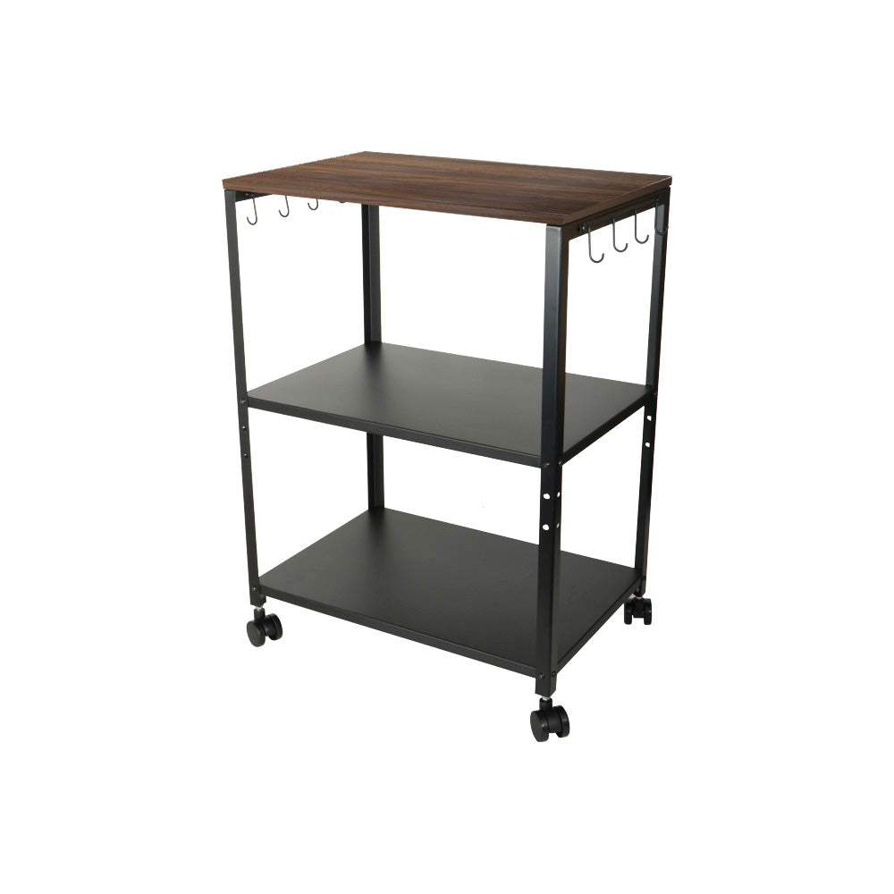 3 Tier Premium Microwave Stand with Wheels
