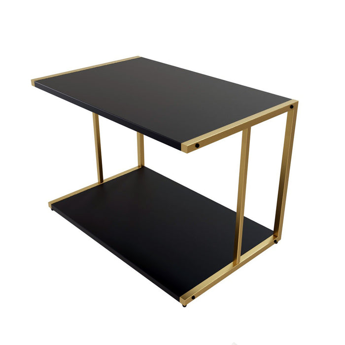 Printer-Stand-in-Gold-&-Black color