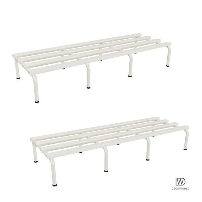 Metal Plant Stand || White (Set of 2)