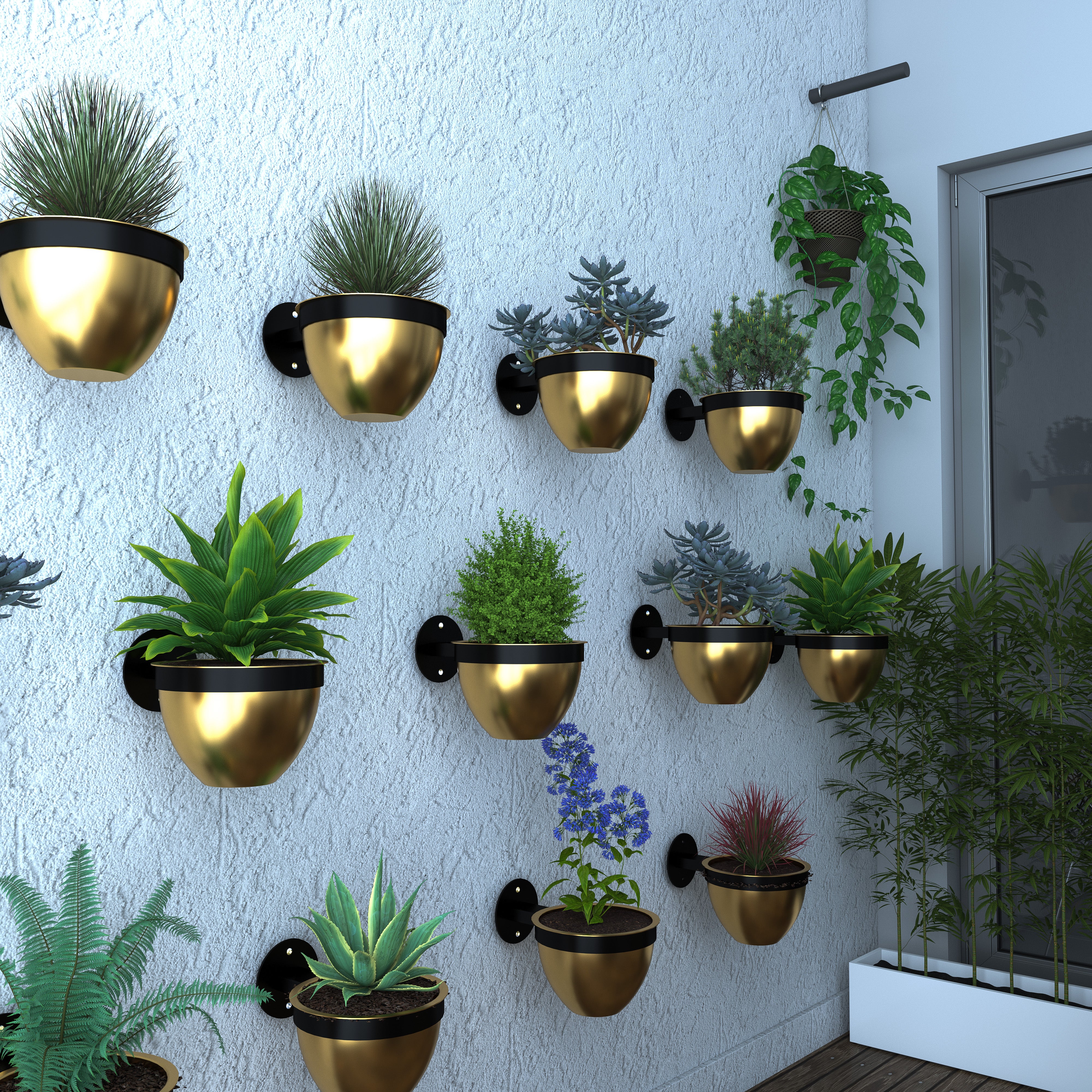 Wall Mount Planter (Pack of 1)