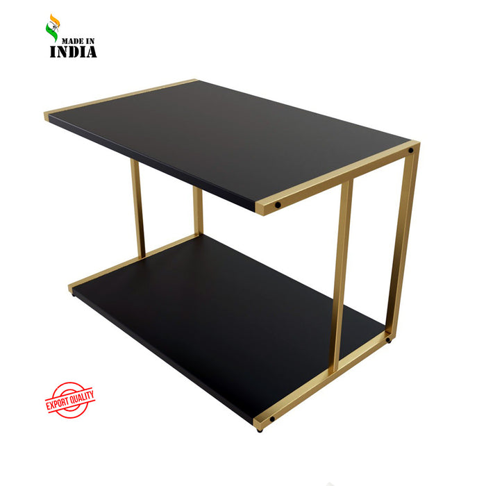 Printer-Stand-in-Gold-&-Black color